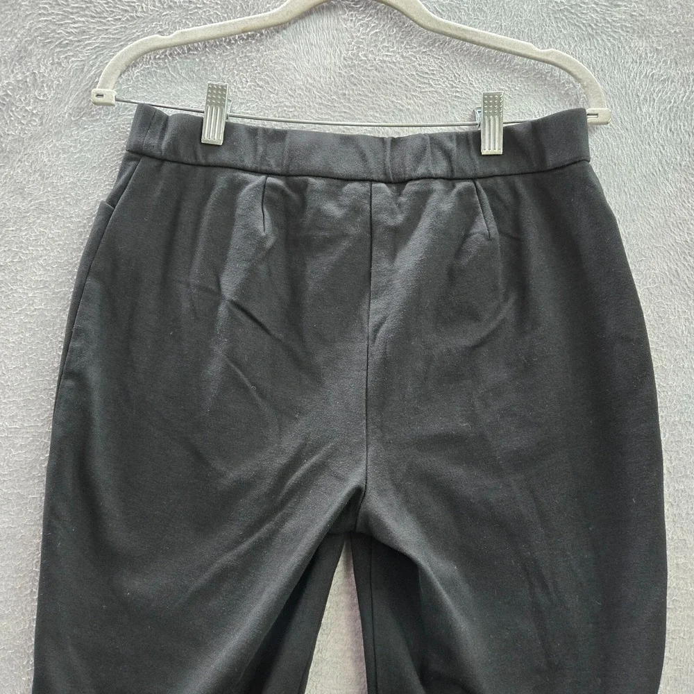 J Jill Women Pants S Petite Black Viscose Nylon‎ Ponte Ankle Slim Leg 29